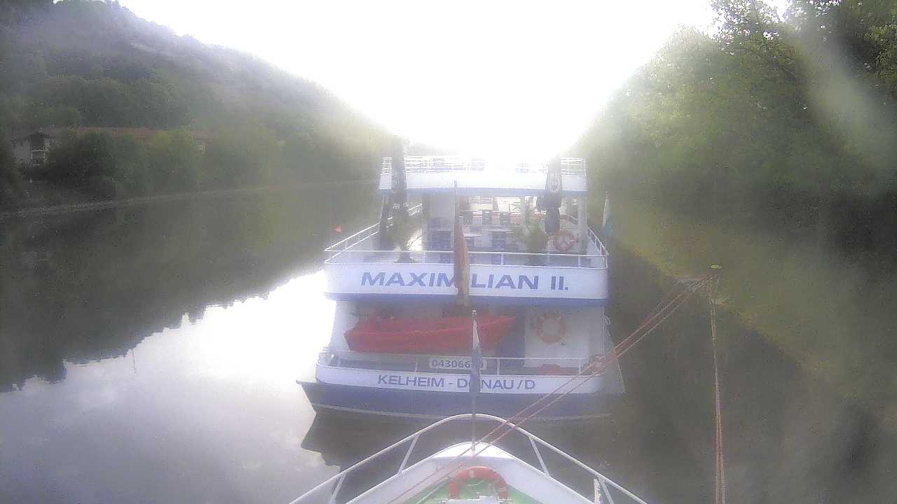 Kelheim, Danube River, MS Weltenburg